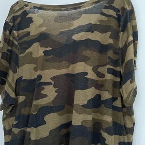 Lucky Brand Plus 2X Camo Shirt